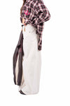 Pantaloni Barrel Fit Panna donna Tensione in - 1