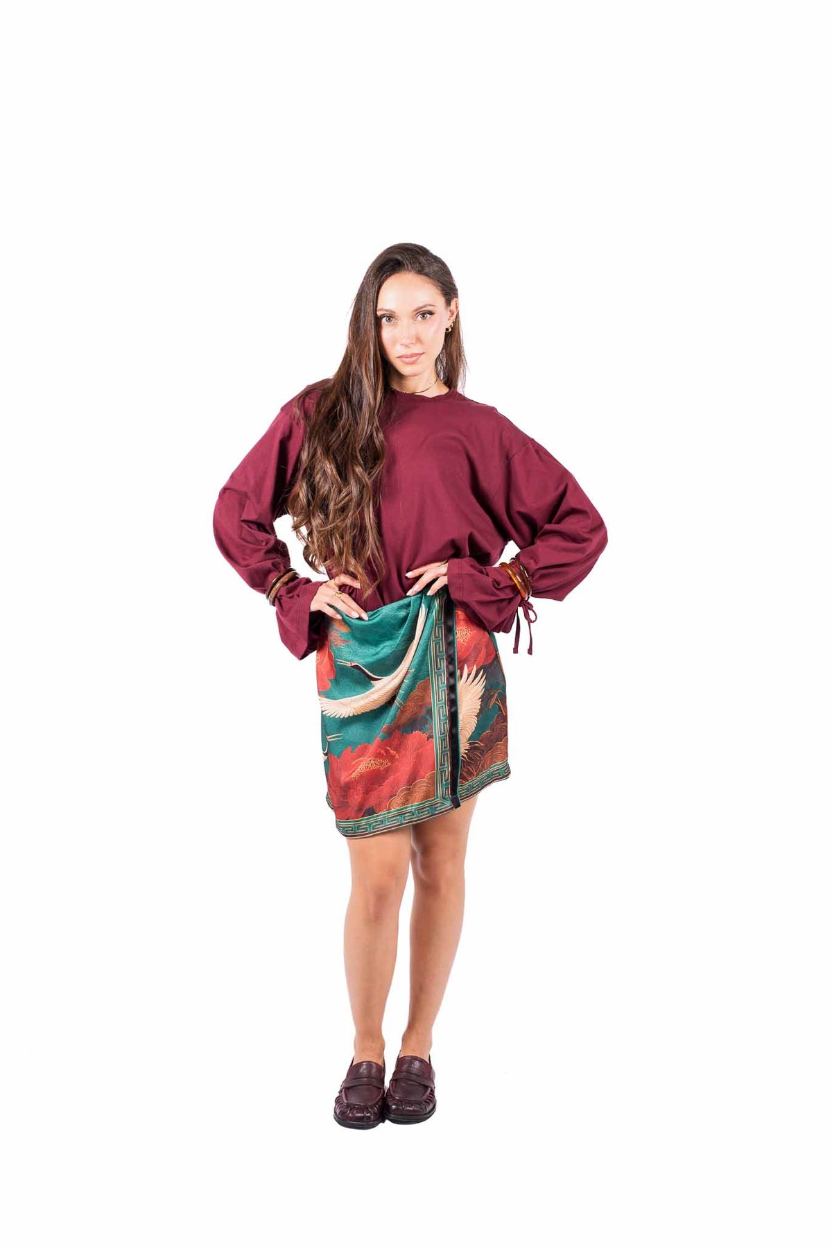 Maglia Oversize con Maniche a Campana donna Tensione in - 1