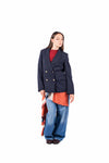 Blazer Doppiopetto Blu con Fodera in Satin donna Tensione in - 1