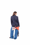 Blazer Doppiopetto Blu con Fodera in Satin donna Tensione in - 2
