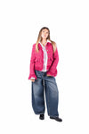 Giacca in Bouclé Fucsia con Frange donna Tensione in - 2