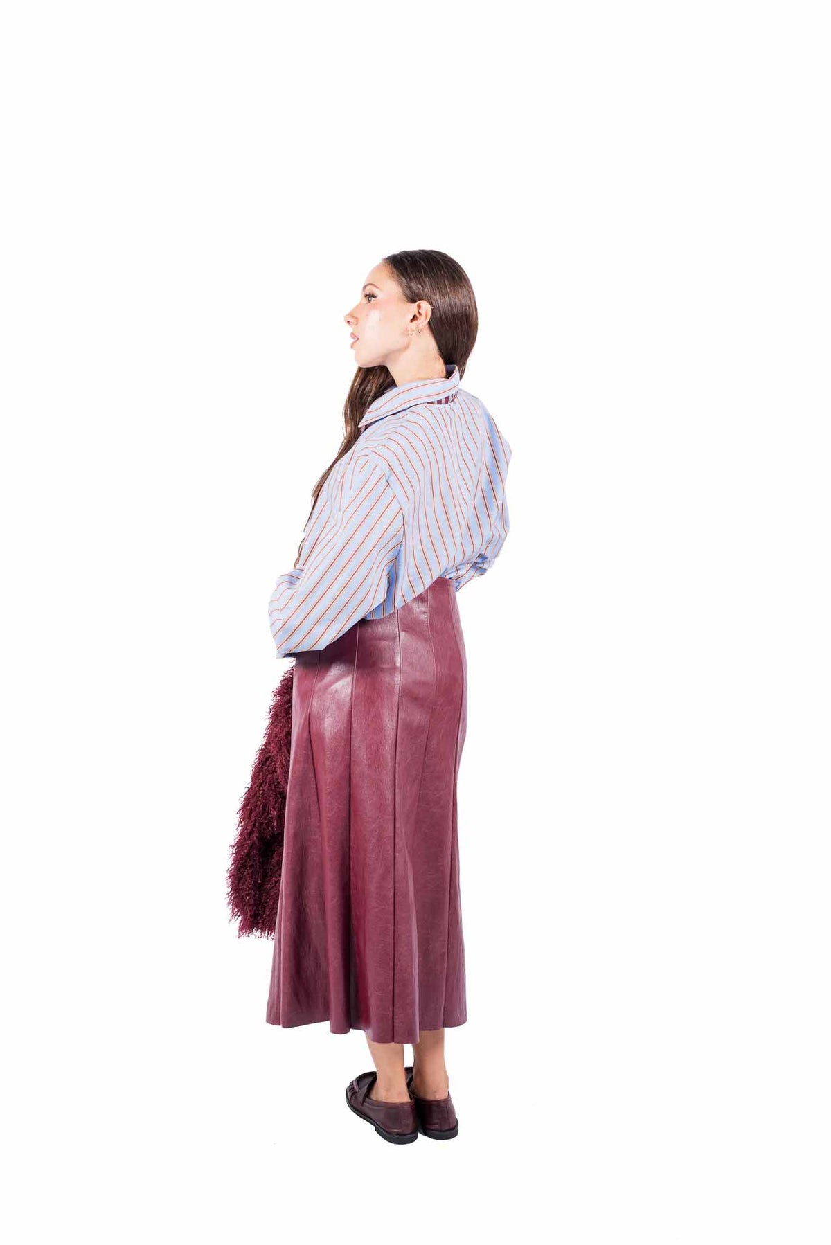 Camicia a Righe con Cravatta donna Tensione in - 4