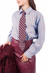 Camicia a Righe con Cravatta donna Tensione in - 1